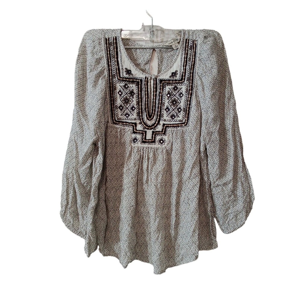 Women's Lucky‎ Brand Lightweight Beautiful Decorative Blouse Size Small